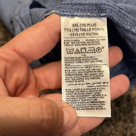 Chambray Blue Dress - Picture 7 of 7